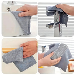 Paquete <span class=keywords><strong>de</strong></span> 20 Toallas <span class=keywords><strong>de</strong></span> Microfibra Cuadradas para <span class=keywords><strong>Cocina</strong></span>, Rollo <span class=keywords><strong>de</strong></span> Toallas Desechables, Color Personalizado, Lavables, Reutilizables, <span class=keywords><strong>Paños</strong></span> <span class=keywords><strong>de</strong></span> Limpieza <span class=keywords><strong>de</strong></span> Alta Calidad - Product Image 5
