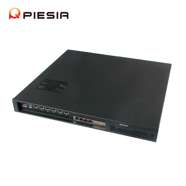 2023 New 11th Core I3 I5 I7 DDR4 Network Appliance Industrial 1U Server Chassis 2COM 6Lan Linux Pfsense Firewall Router Mini PC