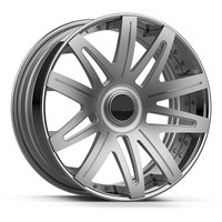 RCSR Llantas Forjadas Multirradio Cromadas Plateadas 22 24 26 28 5x120 5x112 5x114.3 para SUV Toyota RAV4 Ford Bronco