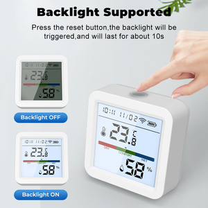 Termómetro e Higrómetro WIFI Inteligente Tuya, con Batería AAA, Sensor Inalámbrico de Temperatura y Humedad para Hogar Inteligente - Product Image 3