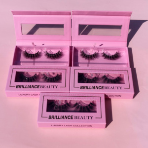 Pestañas de Visón Sintético al por Mayor en Oferta, Caja de Pestañas Personalizada, Pestañas Postizas Gruesas y Voluminosas, Pestañas de Pelo Sintético Reutilizables al por Mayor - Product Image 2