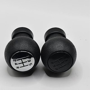 Car Gear <b>Shift</b> <b>Knob</b> Black Silver Manual 5 Speed For Suzuki SX4 Plastic <b>Knob</b> - Product Image 1