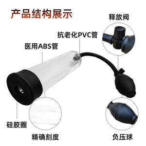 男士阴茎泵-男性性爱放大100% 防水CE ROHS认证成人男性手淫玩具 - Product Image 3