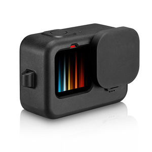 Étui <span class=keywords><strong>de</strong></span> <span class=keywords><strong>protection</strong></span> réutilisable en silicone noir anti-rayures pour <span class=keywords><strong>Hero</strong></span> <span class=keywords><strong>9</strong></span> 10 11 12 avec garantie d'un an pour les appareils photo - Product Image 3