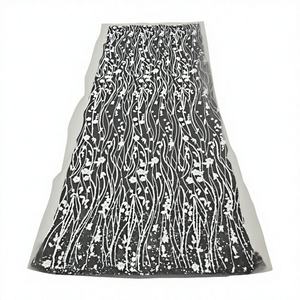 Nouveau modèle 2024 – Tissu en dentelle <span class=keywords><strong>guipure</strong></span> perlée écologique et scintillante pour sacs et mariages - Product Image 1