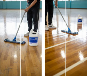 <span class=keywords><strong>Cera</strong></span> Liquida per Pavimenti in Legno Doubow per Campi Sportivi Interni, Formula Lucidante ad Alta Brillantezza Senza Lucidatura e Riparazione Graffi |   Disponibile OEM/ODM - Product Image 4