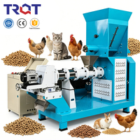 Machine à granulés d'aliments flottants pour poissons robuste avec vis en acier allié pour animaux aquatiques
