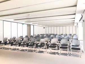 Silla de Oficina Moderna de Metal para Universidad, con Ruedas de PP, Diseño Plegable para Aula Escolar, Estudiantes, Sala de Capacitación, <span class=keywords><strong>Hospital</strong></span> - Product Image 6