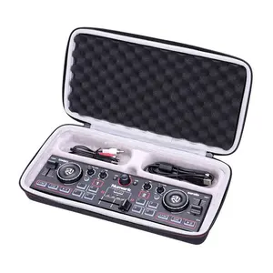 Estojo de viagem resistente para viagem, bolsa de armazenamento portátil para viagem para controle de dj de bolso numark dj2go2