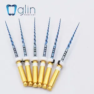 Dental Blue Heat Activation Rotary Endo Files Factory Price Root Canal Treatment Endodontic Niti Files