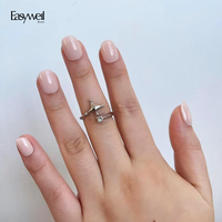 Easywell Vente chaude 30 pièces Faux ongles courts en gros Ongles réutilisables et faux ongles de luxe à presser Emballage personnalisé avec logo