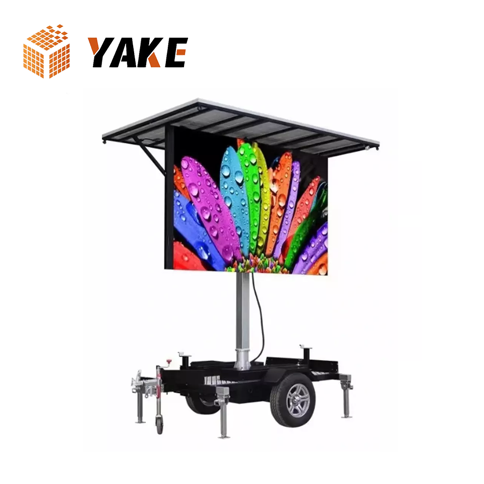 Smd Mobile WiFi Layar Display LED Truk Iklan P5 P6 P8 Papan Reklame Digital LED Dipasang Penuh Warna Tanda Elektronik