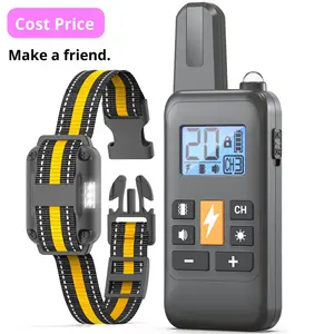 Nouveau <span class=keywords><strong>collier</strong></span> de Vibration de choc électrique 800m télécommande étanche fournitures pour animaux de compagnie dispositif Anti-aboiement dispositif de formation de <span class=keywords><strong>chien</strong></span> en plastique - Product Image 3