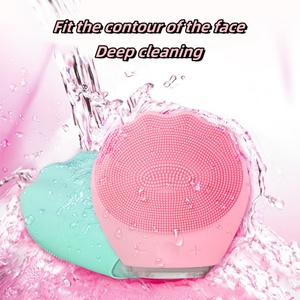 Limpiador Facial Eléctrico Recargable de Silicona con Forma de Pata de Gato, Instrumento de Limpieza Facial Ultrasónico - Product Image 3