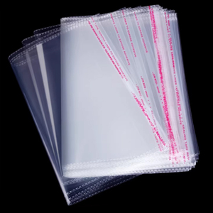 Sacs OPP auto-scellants, étanches et compatibles micro-ondes, <span class=keywords><strong>emballage</strong></span> <span class=keywords><strong>alimentaire</strong></span> en <span class=keywords><strong>plastique</strong></span> transparent avec logo personnalisé - Product Image 1