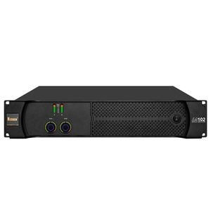 LA102 Amplifier daya tinggi 1000 W X 2, Amplifier daya tinggi 2U Kelas D untuk <span class=keywords><strong>Big</strong></span> <span class=keywords><strong>Power</strong></span> <span class=keywords><strong>Line</strong></span> <span class=keywords><strong>Array</strong></span> speaker logam 1000 watt kuat profesional - Product Image 5