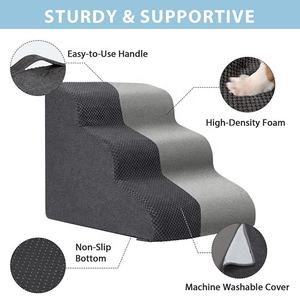 Aangepaste moderne hondentrappen met meerdere hoogtes, comfortabel, duurzaam en stabiel voor kleine honden - Product Image 3