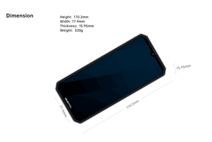สมาร์ทโฟนแบตเตอรี่ขนาดใหญ่ 10000mAh รุ่น <span class=keywords><strong>K15</strong></span> Plus หน้าจอ 6.52 นิ้ว Quad Core รองรับ NFC หน่วยความจำ 3GB+32GB ระบบปฏิบัติการ Android 10.0 - Product Image 3