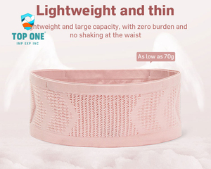 Bolso deportivo de nailon duradero para mujer, cintura oculta de punto sin costuras transpirable elástica superior para Fitness al aire libre y correr - Product Image 2