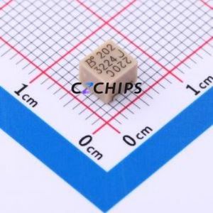 Résistance/potentiomètre réglable 3224J-1-202E SMD-3P, résistance 4,6x3,5 mm 2 kOhm 10 % 250 mW 100 ppm/ ℃ - Product Image 1