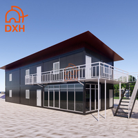 Casa Contenedor Modular Económica, Cabaña Prefabricada de Acero, Fácil Reubicación, Campamento Temporal para Base de Proyectos