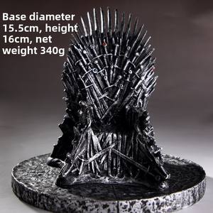 Serie de TV americana y periféricos de Película 16cm Trono de hierro Modelo de PVC Adornos Halloween Juego de tronos-una canción de hielo y fuego - Product Image 1