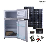 Réfrigérateur et congélateur solaire DC 12/24V 55W PERC, capacité 88L, glacière portable pour voiture