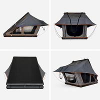 Tente de toit rigide pour SUV, installation rapide, imperméable, toutes saisons, tente de toit pour 2 à 4 personnes, tente de camping en aluminium