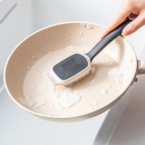 Speciale cucina per la casa multifunzionale spazzola per la pulizia a manico lungo pentola artefatto Non macchia olio Non ferito in Silicone - Product Image 1
