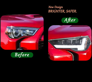 ไฟหน้า LED AURON รุ่นใหม่ 32V 6000K 60W 6000 ลูเมนส์ สำหรับรถยนต์ 4Runner ปี 2014-2024  แบบ Low Beam  สำหรับดัดแปลง/อัพเกรด รับประกัน 1 ปี - Product Image 4