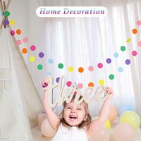 Fournitures d'art et d'artisanat pour enfants : points découpés multicolores personnalisés en feutre non tissé pour le bricolage