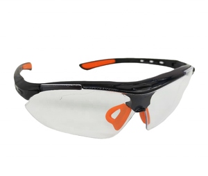 安全ゴーグルアンチスクラッチPCクリアレンズプラスチックフレーム安全メガネサイドシールド付き作業保護メガネ - Product Image 2
