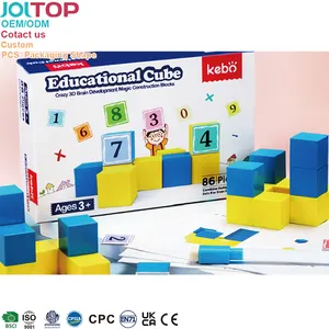 Set di fabbrica per bambini educativi 2024 bambini puzzle colorato mattonelle di battaglia magneti da costruzione cubo giocattoli magnetici