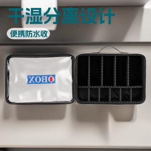 Caja de Almacenamiento de Maquillaje Qihui con Cajones, Cierre de Cremallera Transparente, Organizador de Cosméticos para Almacenamiento en el Hogar, Primavera 2025 - Product Image 4