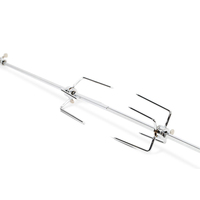 Moteur électrique universel Outil de barbecue Broche de poulet Broche à brochettes Kit de rôtissoire rotatif automatique