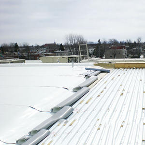 Feuille matérielle de membrane de toiture de Tpo de toiture de polymère renforcé par polyester d'usine pour l'imperméabilisation - Product Image 4