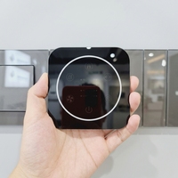 Customized 1.5mm Switch Tempered Glass Light Switch Touch Panel Glass,Electrical Wall Switches Glass Panel