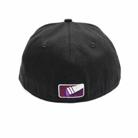 Casquettes de basket-ball ajustées de haute qualité à 6 panneaux, broderie 3D, visière plate, bicolores, personnalisables