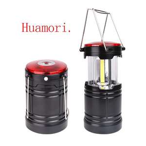 Linterna de camping extensible Huamori, LED COB recargable, luz portátil para exteriores para acampar - Product Image 1