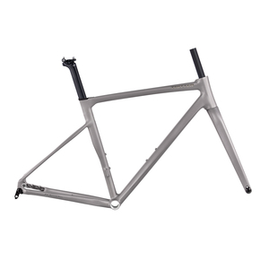 Khung xe đạp Gravel phanh đĩa 12*142mm làm bằng chất liệu nhôm 6061 với phuộc <span class=keywords><strong>carbon</strong></span> 700C, thiết kế đường dẫn dây trong hàn liền mạch - Product Image 1