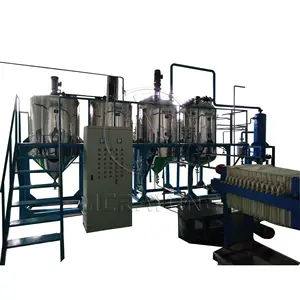 Raffinerie dhuile máquina de fabricación dhuile máquina de desodorización y de Raffinage