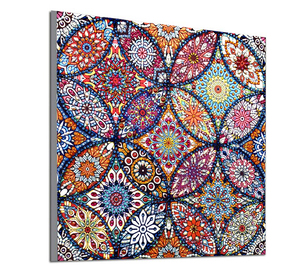 Dipinto Diamante 5D <span class=keywords><strong>Mandala</strong></span> Fiore, Pittura Diamante Fai-da-Te con Forma Speciale, Foto Personalizzata - Product Image 4