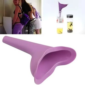 Silicone portatile donna <span class=keywords><strong>orinatoio</strong></span> esterno femmina imbuto <span class=keywords><strong>orinatoio</strong></span> Stand up dispositivo di minzione viaggio campeggio viaggio toilette - Product Image 1