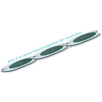 11 'bateau gonflable simple PVC point de chute kayak hybride planche à pagaie kayak 1 personne avec aileron amovible