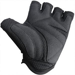 Guantes de Ciclismo de Cuero Unisex Más Vendidos, Medios Dedos, Acolchados con Gel, Antideslizantes, Transpirables, para Bicicleta, BMX, MX, ATV, MTB, Carreras en Carretera - Product Image 1