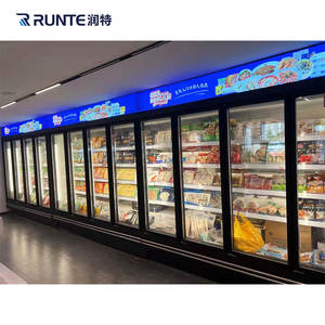 <span class=keywords><strong>Vitrina</strong></span> refrigerada con iluminación LED de vidrio <span class=keywords><strong>vertical</strong></span> de 3 puertas Refrigerada por aire de una sola temperatura para tiendas minoristas - Product Image 6