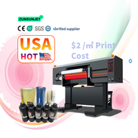 Yeni dijital A1 24 inç 60 cM 60 cm 3 4 kafaları I3200 rulodan ruloya Uvdtf Uv Dtf etiket baskı yazıcı laminar Uv Dtf ile