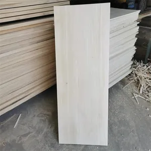 Hot sell edge glued paulownia solid wood board custom size timber paulownia board