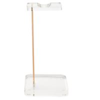 Support pour casque en acrylique transparent, support de présentation de casque pour bureau et salle de jeux, personnalisation acceptable