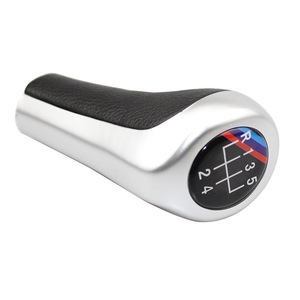 BMW Car Gear <b>Shift</b> <b>Knob</b> 5 6 Speed Silver Aluminum Alloy Ergonomic <b>Knob</b> - Product Image 4